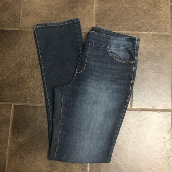 REITMANS R Jeans Ladies Size 11 Tall Denim Pull On - Picture 2 of 8